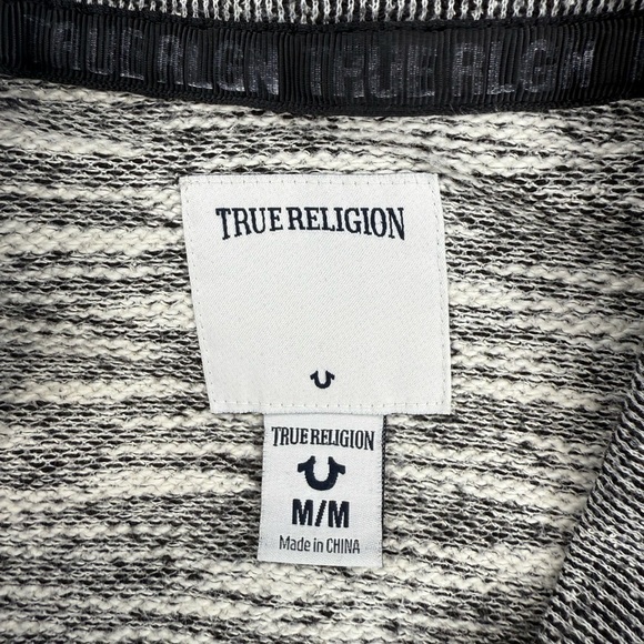 True Religion Button-Up Cardigan Sweater – Men’s Size M - Picture 10 of 10